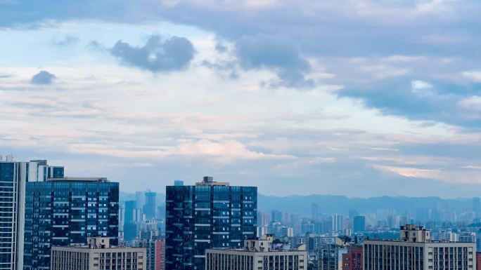 城市雨过天晴