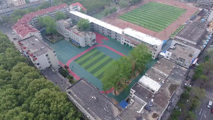 新乡市卫滨区人民路小学航拍