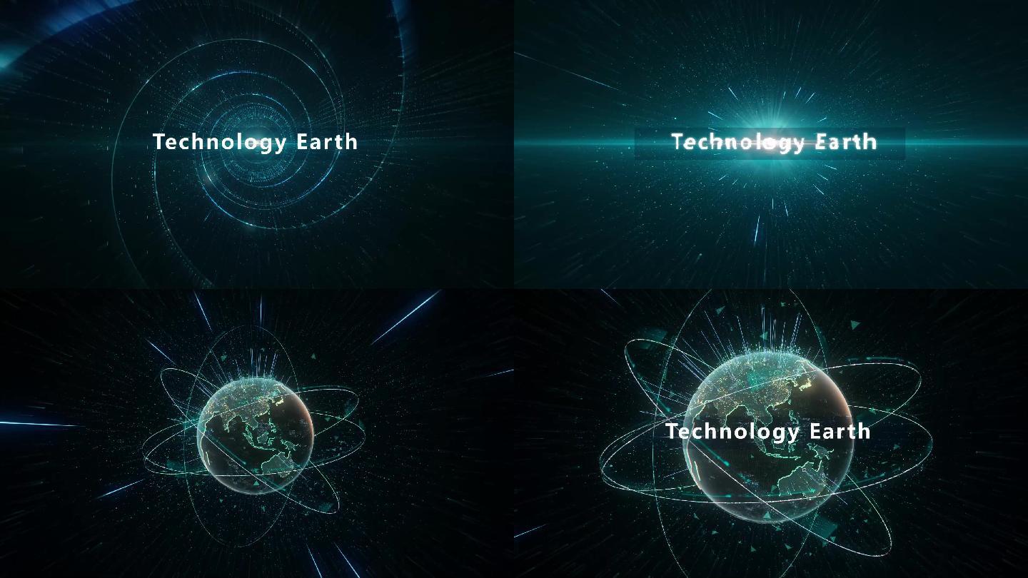 科技穿梭地球片头