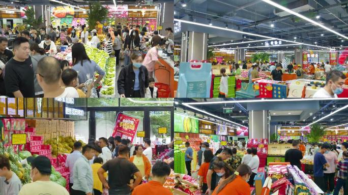 人群 人流 超市 人流延时 商场延时
