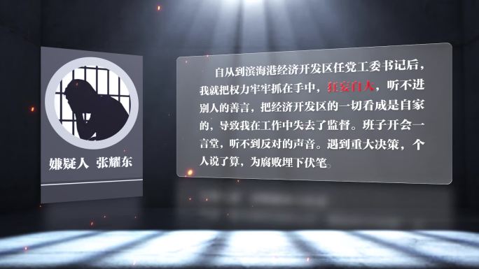 反腐嫌疑人忏悔书ae模板