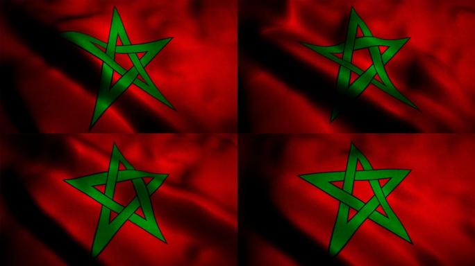 摩洛哥国旗，摩洛哥国旗