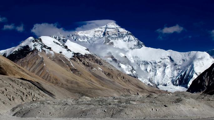 珠穆朗玛峰顶峰世界之巅