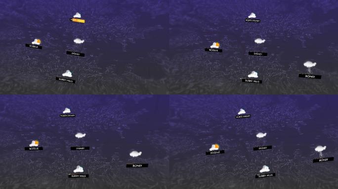 悉尼天气图天气预报