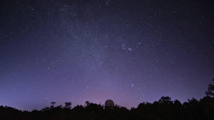 丽江天文台星空延时