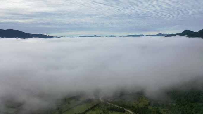 丽江平流雾