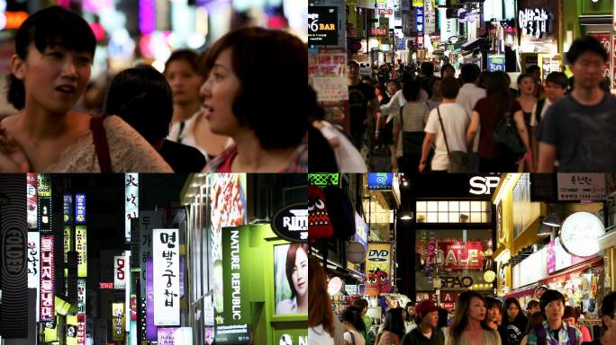 韩国首尔 城市生活 街头拍摄 人物特写