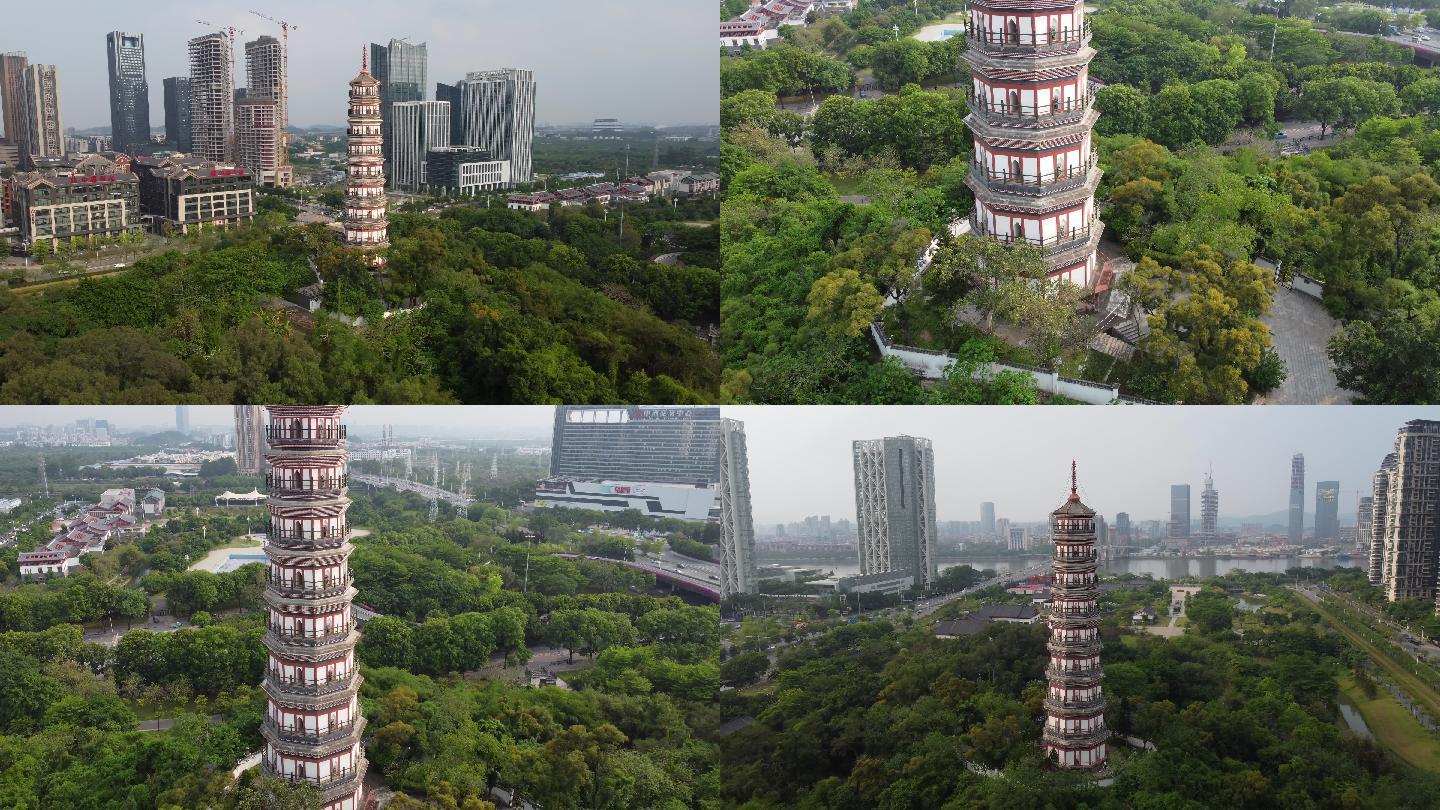 广州琶洲塔4k航拍