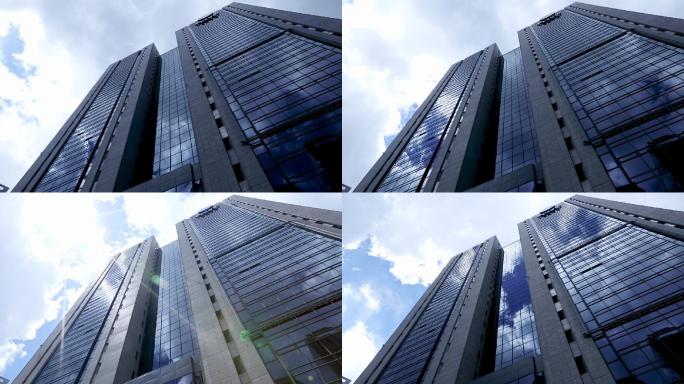 定格拍摄 韩国首尔 高楼大厦 写字楼