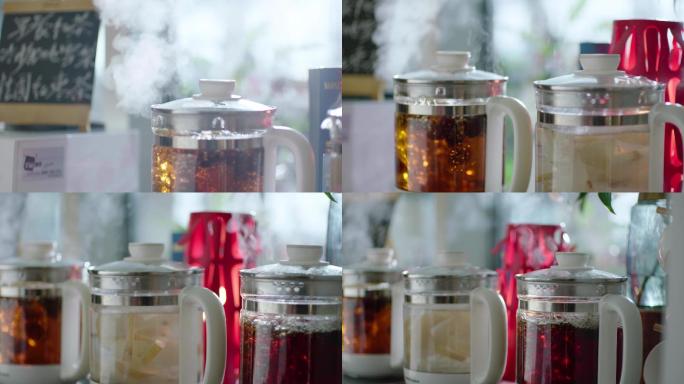 煮花茶 养身茶  桂圆红枣茶 冰糖炖雪梨