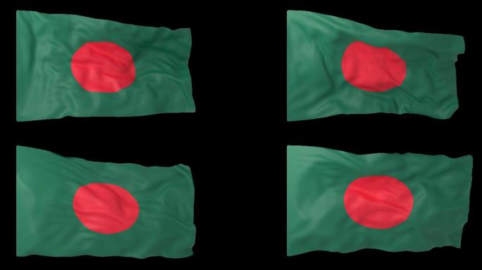 孟加拉国  孟加拉国旗 Alpha通道
