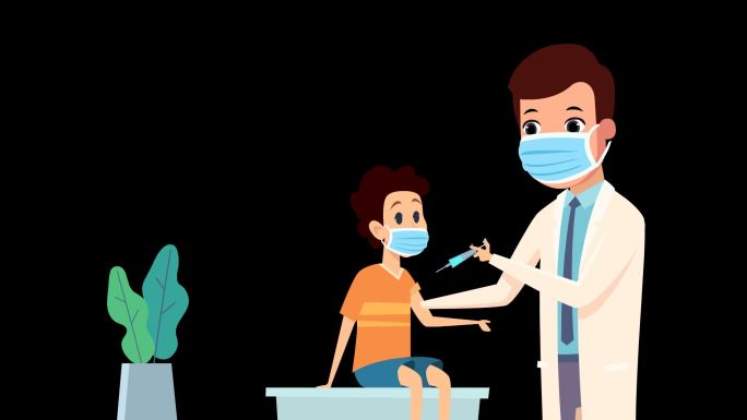 MG幼儿打疫苗打针疫苗新冠疫苗接种