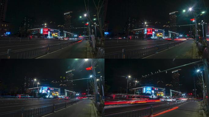 4K高清城市街道延时摄影