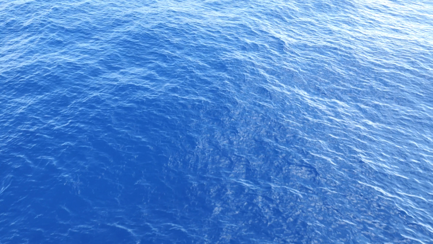 【4K】深海海面-海平面