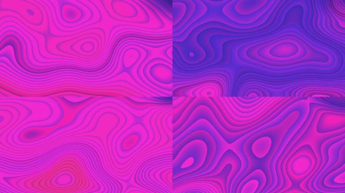 紫色绚丽波纹律动韵律创意抽象艺术背景