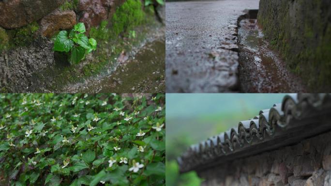 雨天谷雨清明雨滴立春雨露小雨意境下雨空境