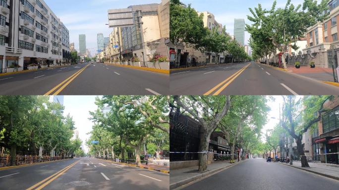上海封城中的初夏街道