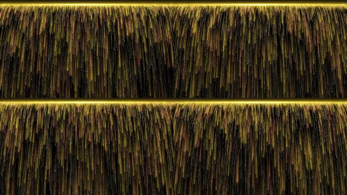 光流金色粒子瀑布