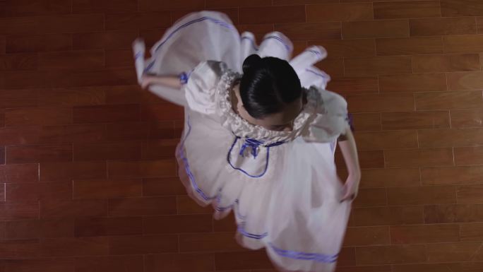 芭蕾舞 跳芭蕾 芭蕾 学生 舞台 演出