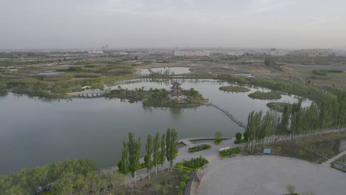 西北 酒泉 水域 公园 郊区 旅游 湖泊