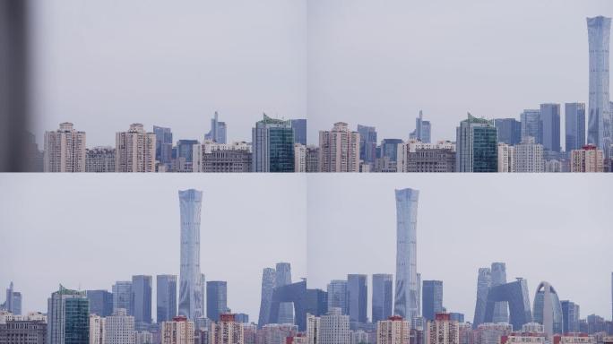 【4K原创】北京国贸CBD全景远景3