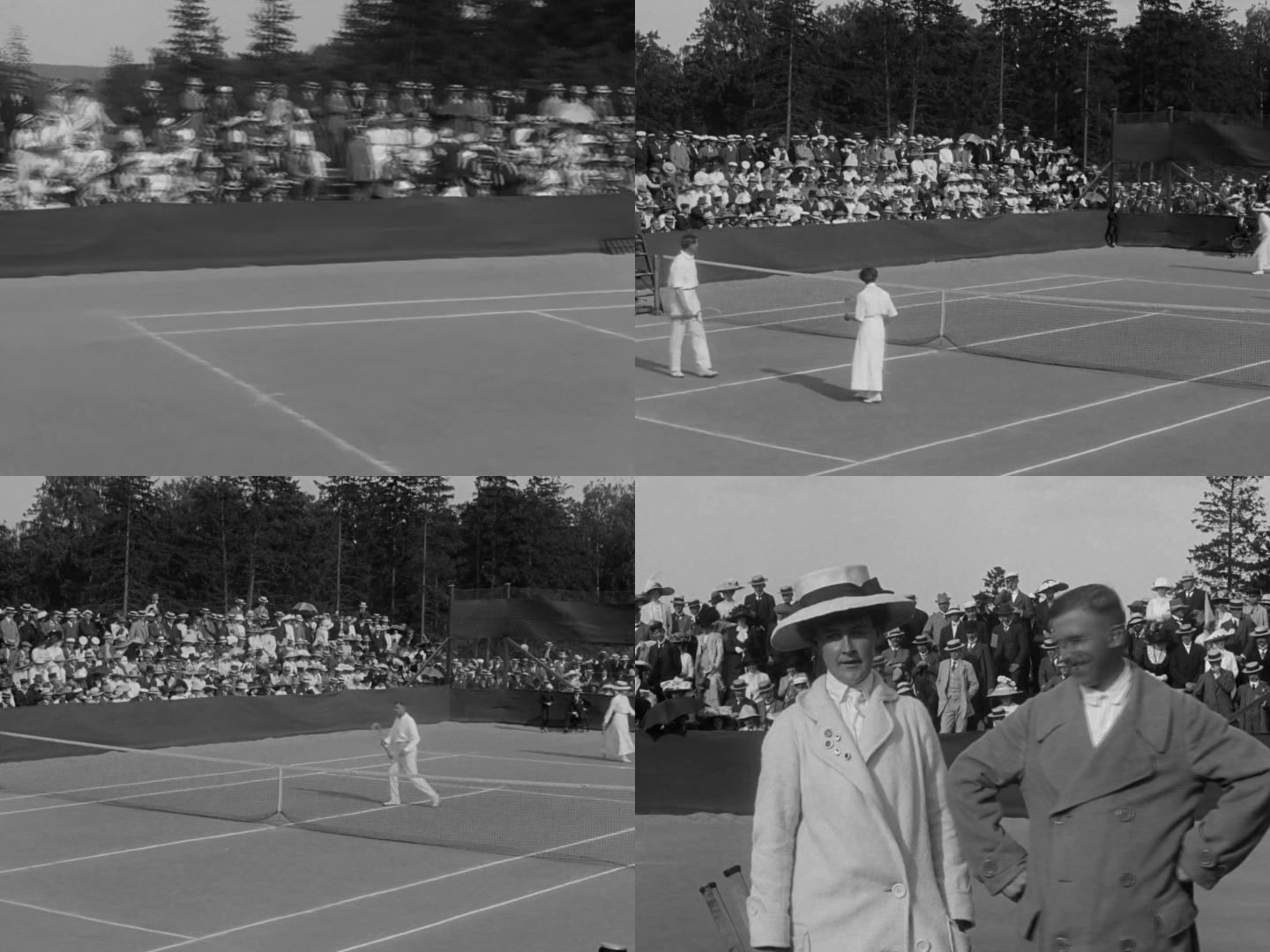 百年前运动赛事   男女网球混打