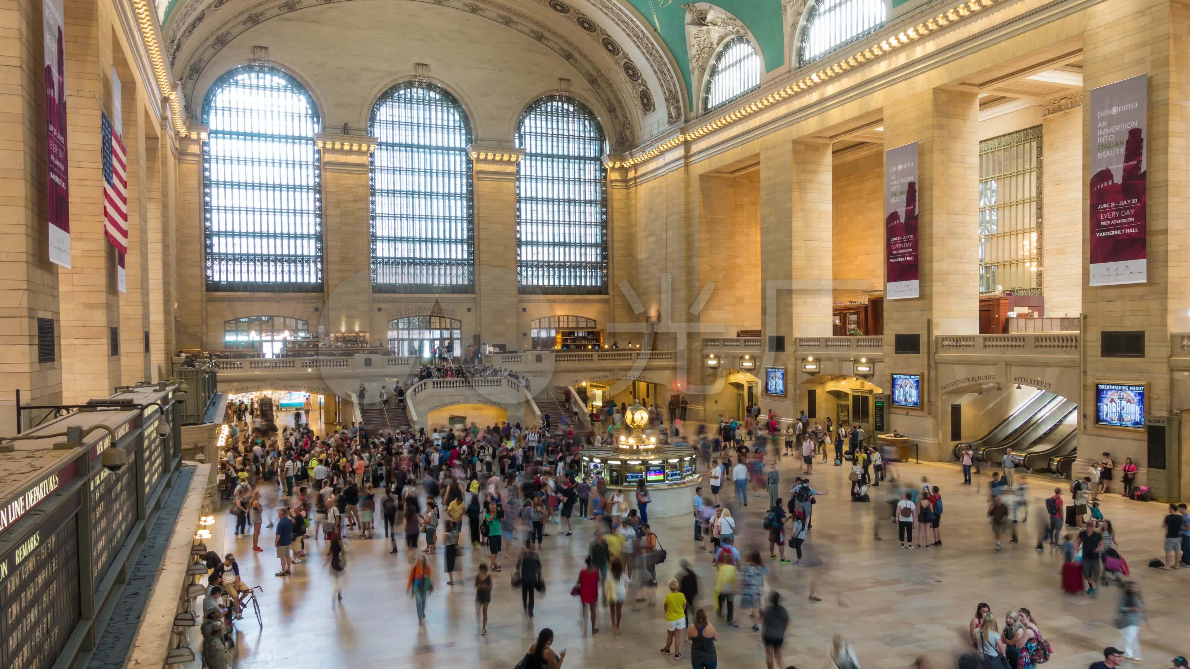 【携程攻略】景点,纽约中央车站大厅气派恢弘，高高的穹顶非常漂亮！现在中央车站依然是…