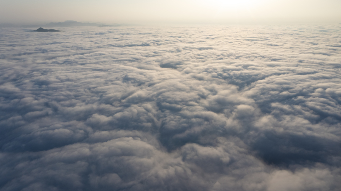 【原创实拍】太行山云海云层之上 航拍穿云
