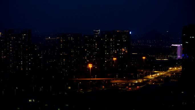 城市与夜空