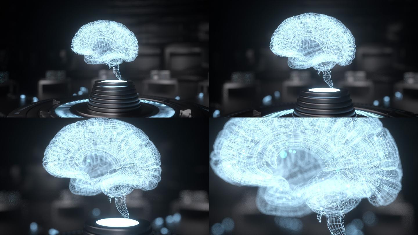 抽象大数据处理中心大脑控制中心动态视频