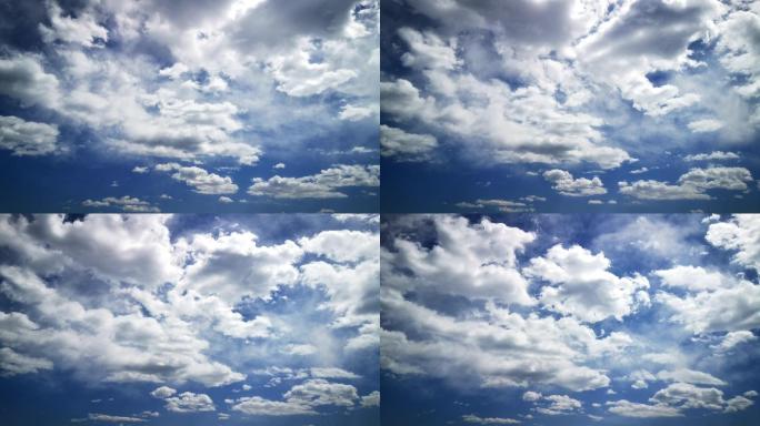 [4K]延时素材.天空云影.白云朵朵