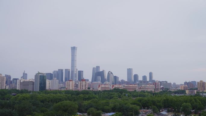 【4K原创】北京国贸CBD全景远景8