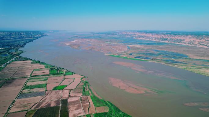 4k黄河航拍黄河国家战略文化流域生态保护