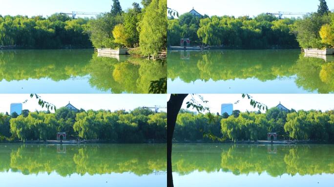 北京大学 校园美景 高等学府 未名湖畔
