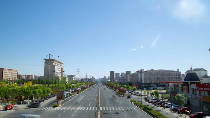 赤峰市松山大街延时4K