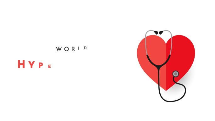 世界高血压日，5月17日。4k动画