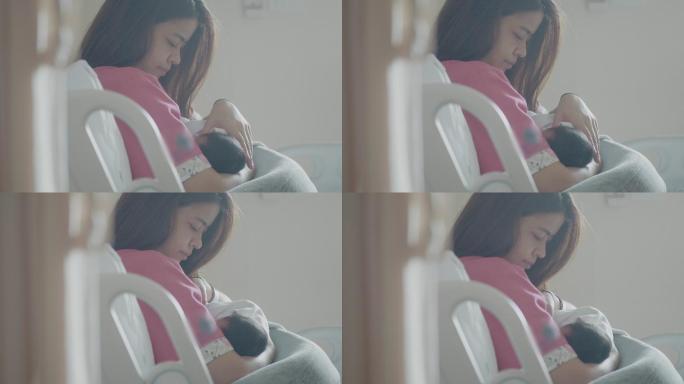 亚洲母亲母乳喂养。