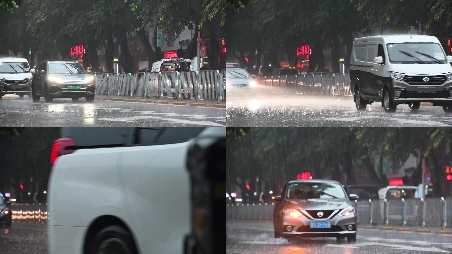 深圳 暴雨 马路 人间烟火 宣传片