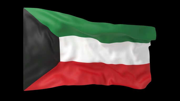 科威特   科威特国旗 Alpha通道