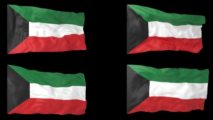科威特   科威特国旗 Alpha通道