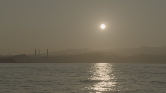 海上太阳落日