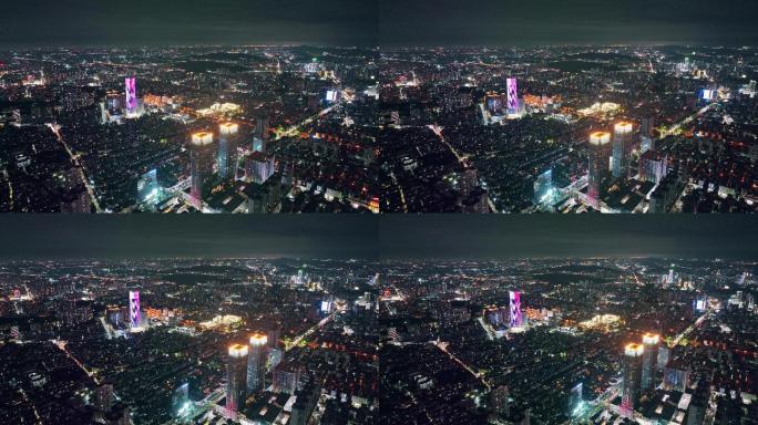 【4K超清】中山市利和广场夜景航拍