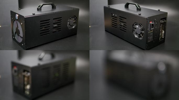 雷电3外置硬盘盒实物实拍展示素材