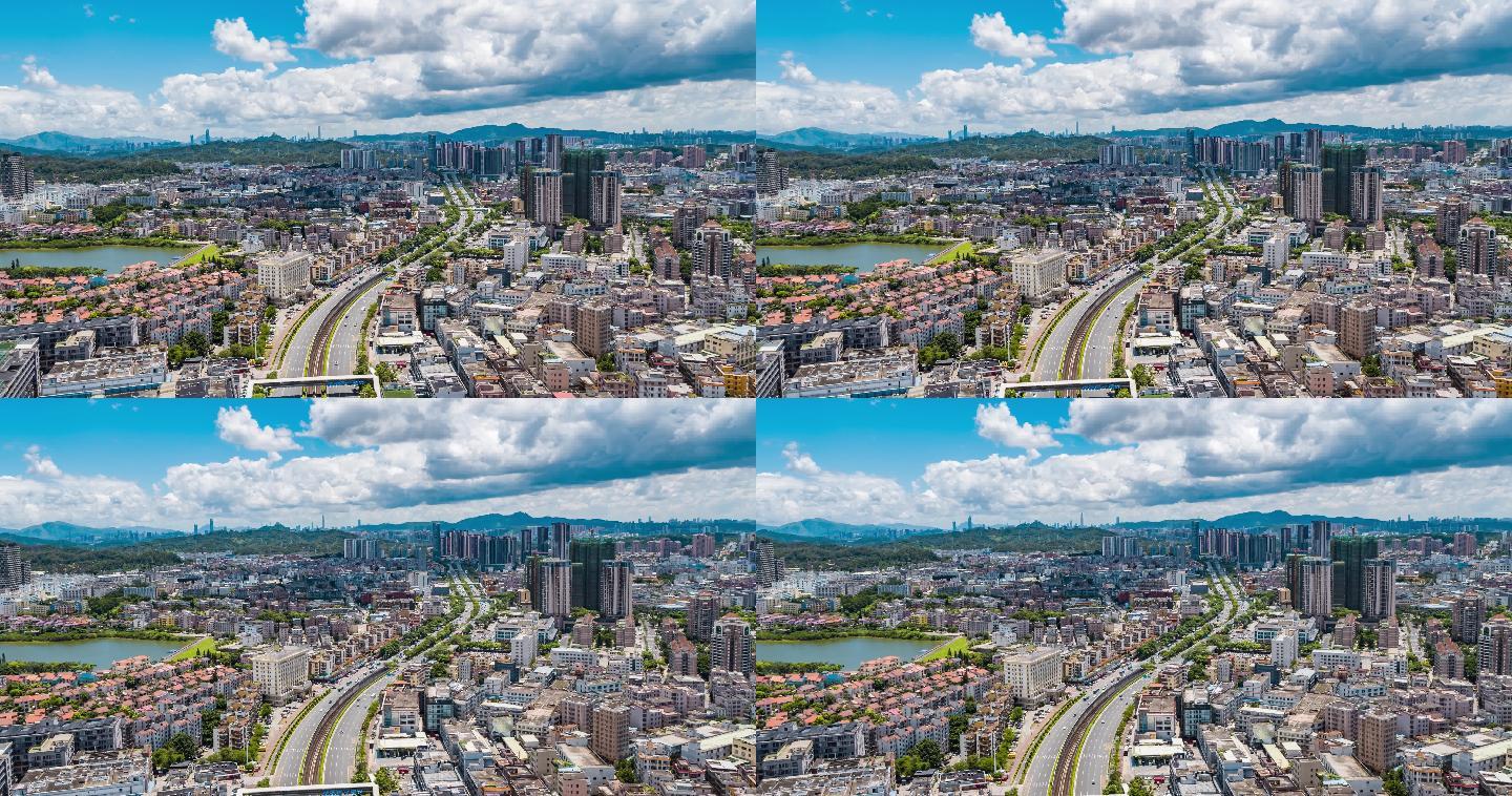 航拍龙岗