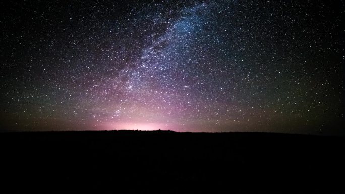 草原星空 美丽镜像 大屏背景 星空背景