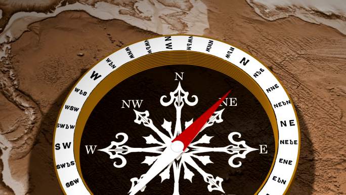 指南针，一种用来确定地理方向的装置