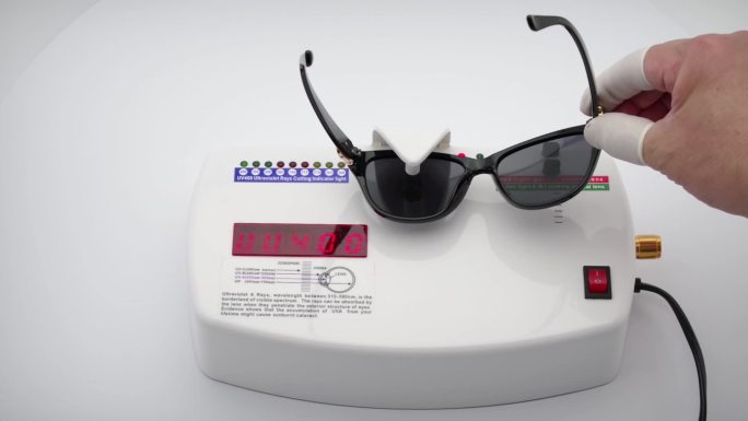 太阳镜UV400防紫外线测试