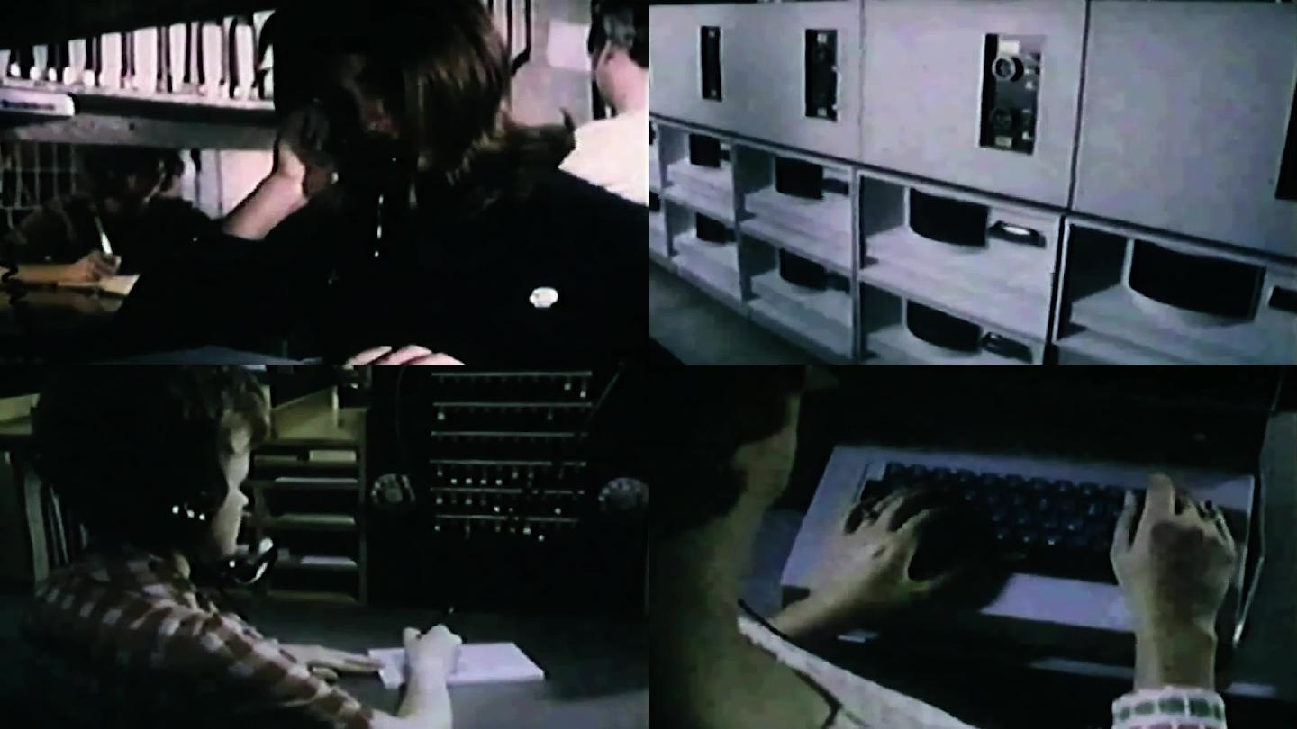 80年代IBM计算机电话通讯销售顾客信息