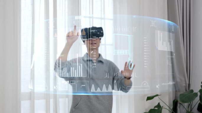 4K VR眼镜虚拟现实AE特效模板
