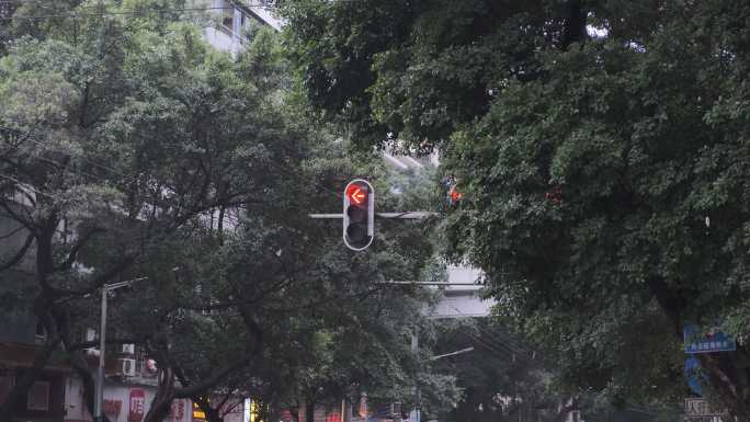 4K城市红绿灯